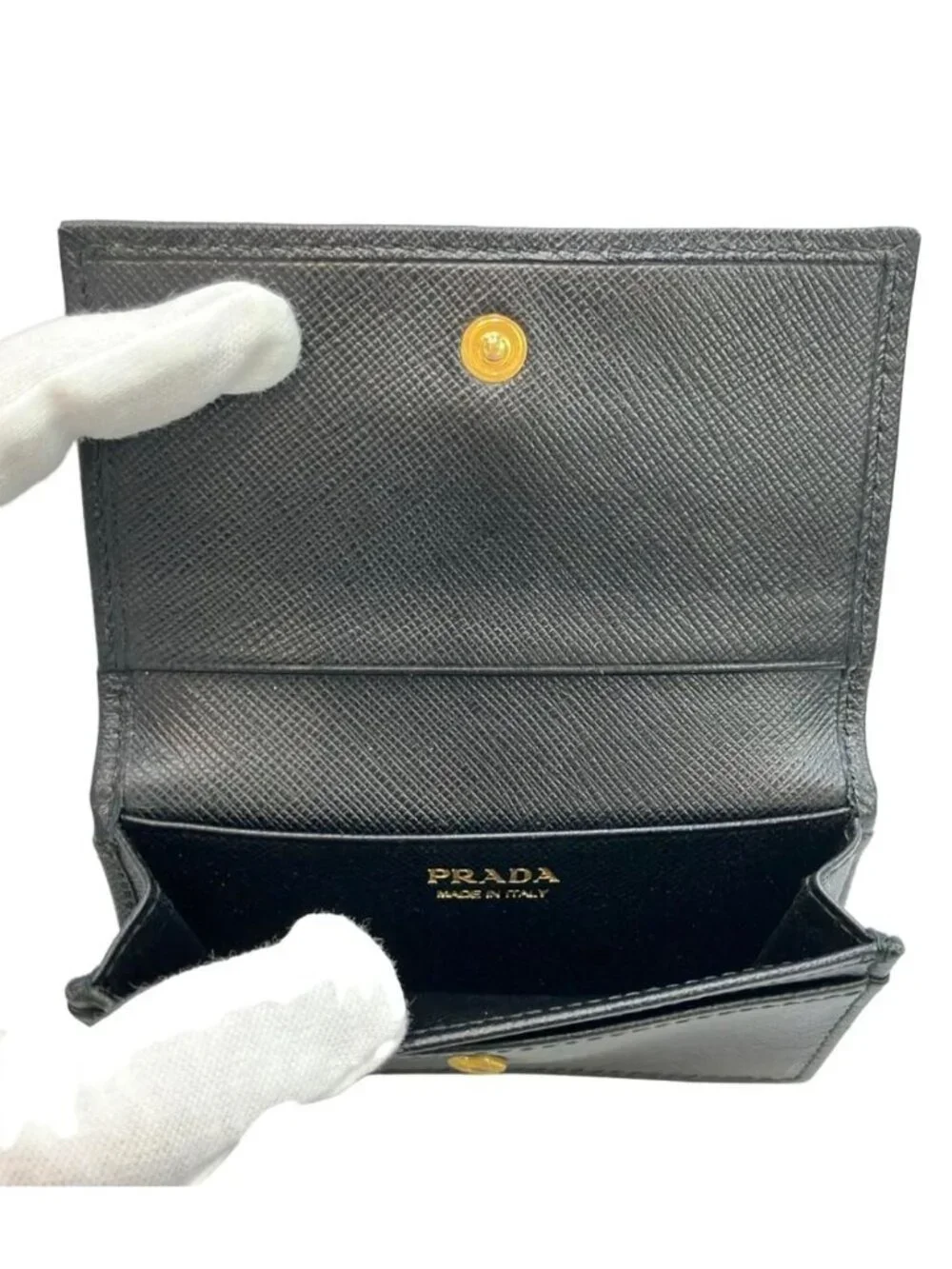 Prada Card Case Business Holder Saffiano - Picture 5 of 10
